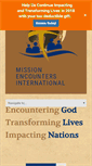 Mobile Screenshot of missionencounters.com
